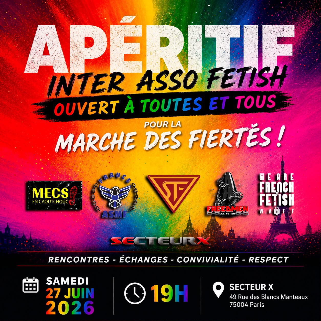 Apéro Marche des fiertés