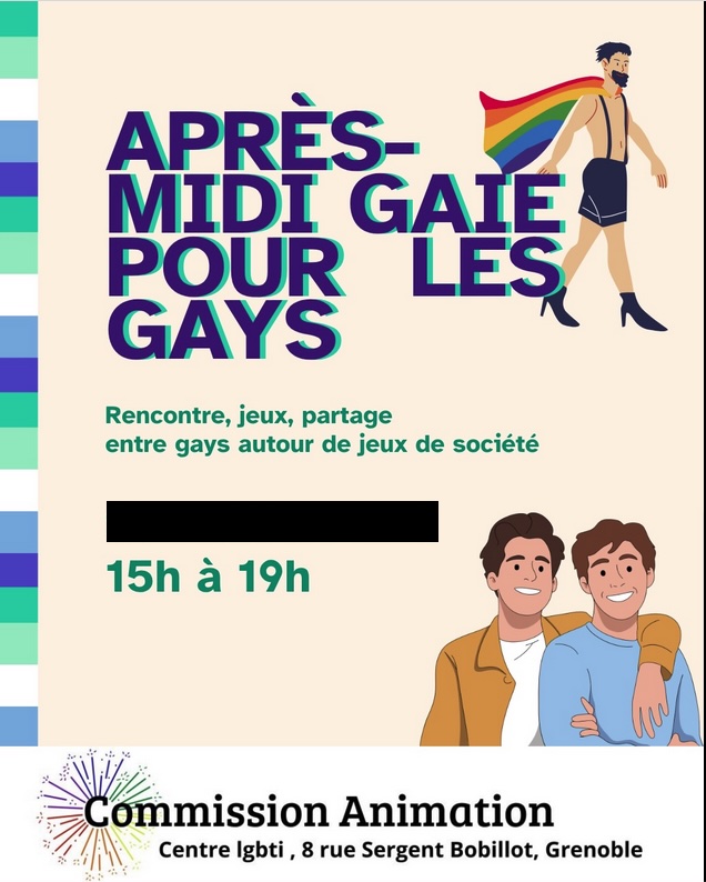 Après-midi gaie pour les gays