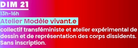 Atelier modèle vivant.e