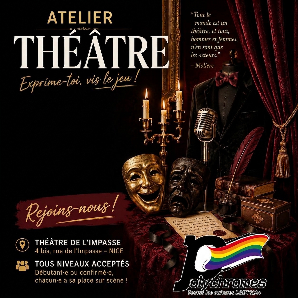 Atelier théâtre LGBTQ+