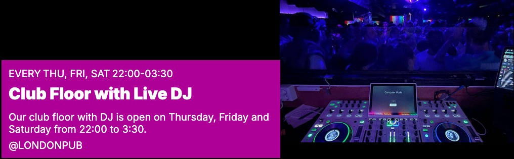 Club floor with live DJ