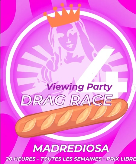 Drag Race France 4 viewing party