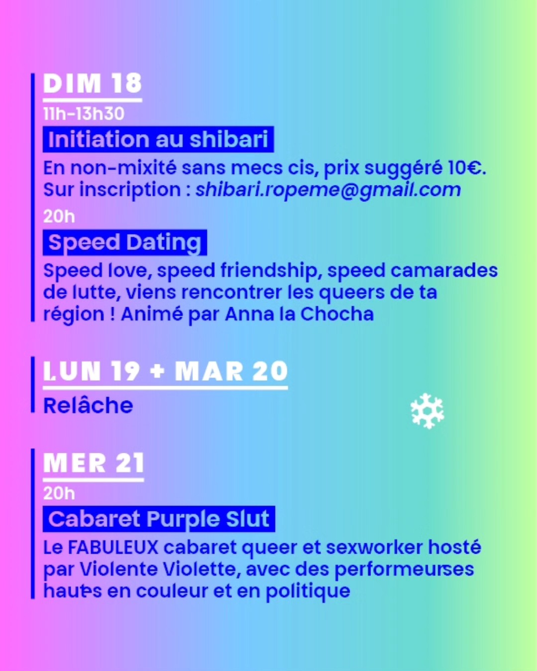 Initiation au shibari