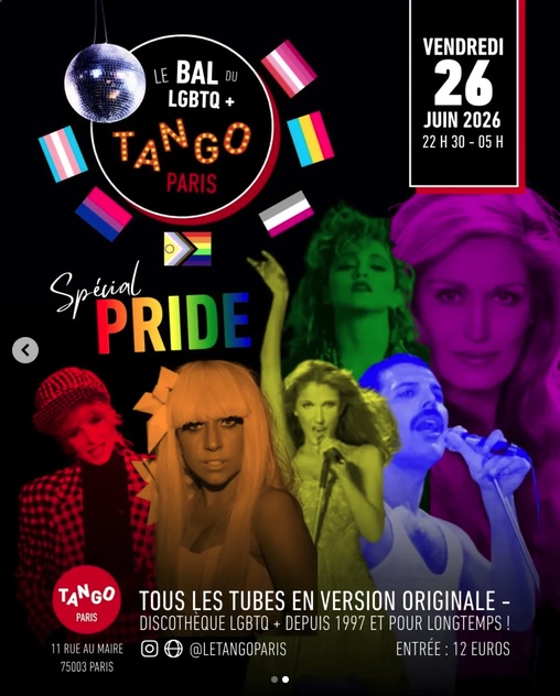 Le Bal LGBT+ du Tango spécial Pride