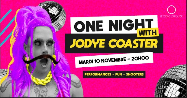 One Night with Jodye Coaster