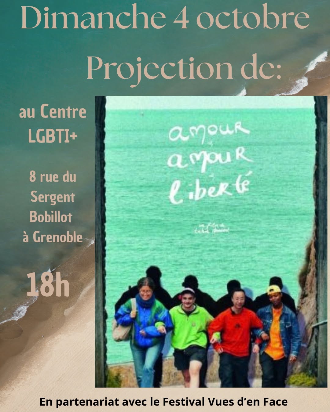 Projection "Amour amour liberté"
