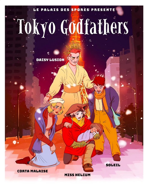 Projection Tokyo godfathers