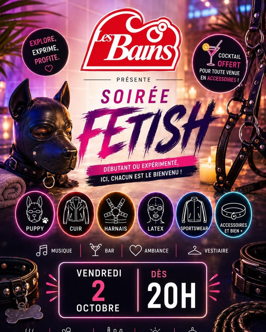 Sauna/cruising - fetish dès 20h