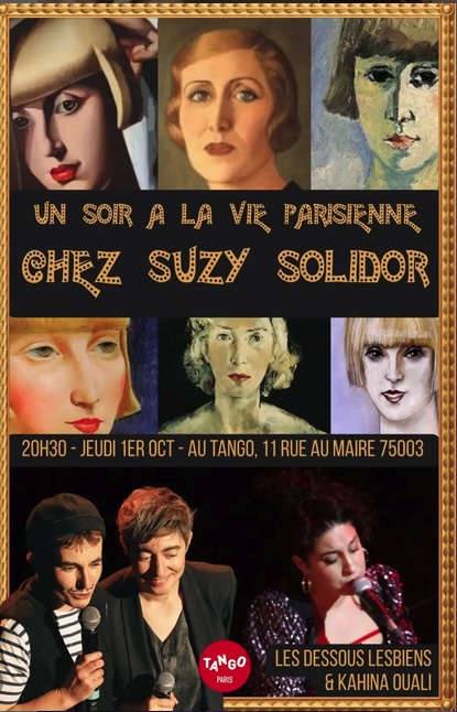 Un soir à la Vie Parisienne chez Suzy Solidor