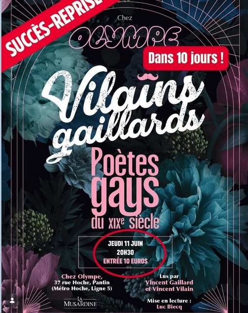 Vilains Gaillards : poètes gays du XIXème siècle
